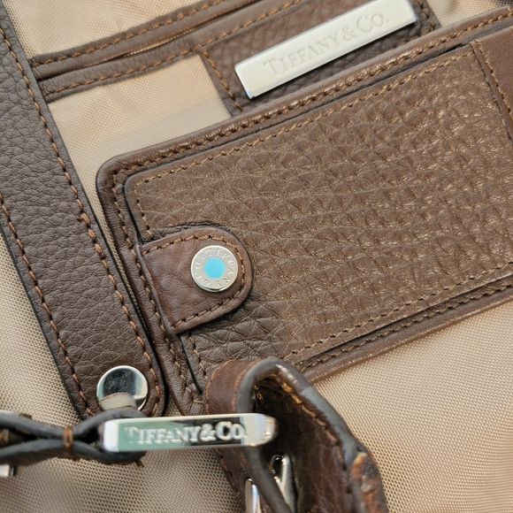 Tiffany & Co Newport Large Weekend Bag Khaki Nylon - Picture 9 of 15